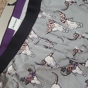 Me Undies cow skull western grey boxers size medium
